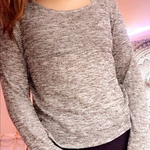 grey sweater
